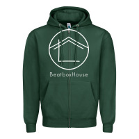Sports Green the beatbox house Zipper Hoodie - artisFamous