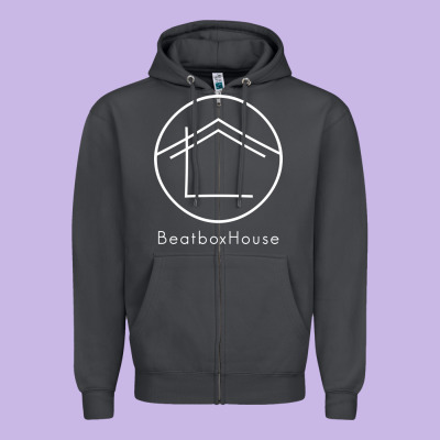 The Beatbox House Zipper Hoodie Designed By Artisfamous