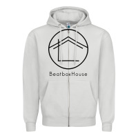 Dove Grey the beatbox house Zipper Hoodie - artisFamous
