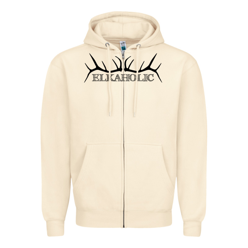 Elkaholic Zipper Hoodie by artisFamous | Teevron