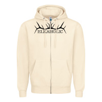 Sandshell Elkaholic Zipper Hoodie - artisFamous