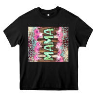 Black Mama leopard Heavy Core Tee - CowGirlArtShop