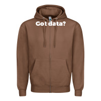 Chestnut data science humor white Zipper Hoodie - artisFamous