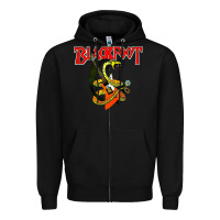 Black blackfoot Zipper Hoodie - artisFamous