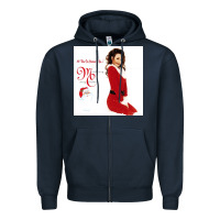 Navy All I Want for Christmas Is You Zipper Hoodie - artisFamous