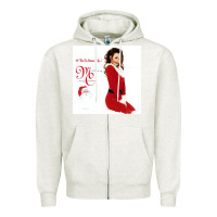 Oatmeal Heather All I Want for Christmas Is You Zipper Hoodie - artisFamous