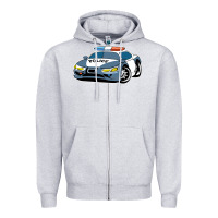Police Car Zipper Hoodie | Teevron