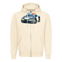 Sandshell police car Zipper Hoodie - artisFamous