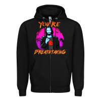 Black you are breathtaking keanu reeves actor Zipper Hoodie - artisFamous