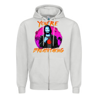 Dove Grey you are breathtaking keanu reeves actor Zipper Hoodie - artisFamous