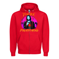 Red you are breathtaking keanu reeves actor Zipper Hoodie - artisFamous