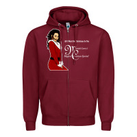 Burgundy All I Want for Christmas Is You Zipper Hoodie - artisFamous