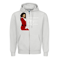Dove Grey All I Want for Christmas Is You Zipper Hoodie - artisFamous