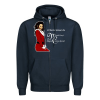 Navy All I Want for Christmas Is You Zipper Hoodie - artisFamous