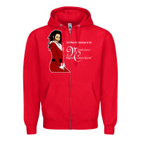 Red All I Want for Christmas Is You Zipper Hoodie - artisFamous