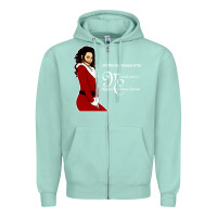 Seafoam All I Want for Christmas Is You Zipper Hoodie - artisFamous