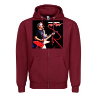 Burgundy sammy hagar and the circle Zipper Hoodie - artisFamous