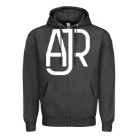 Charcoal Heather ajr Zipper Hoodie - artisFamous