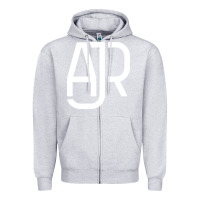 Heather Grey ajr Zipper Hoodie - artisFamous