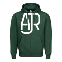 Sports Green ajr Zipper Hoodie - artisFamous