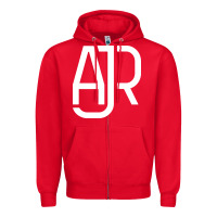 Red ajr Zipper Hoodie - artisFamous