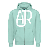 Seafoam ajr Zipper Hoodie - artisFamous