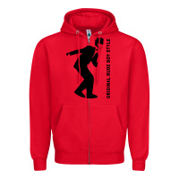 Red Original Rude Boy Style Zipper Hoodie - artisFamous