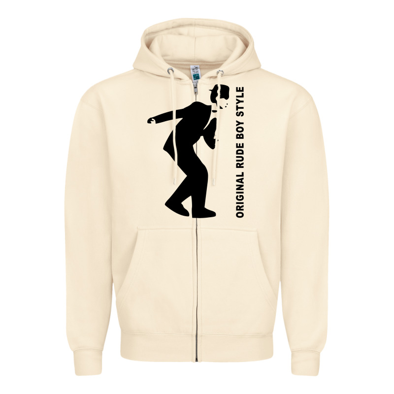Original Rude Boy Style Zipper Hoodie by artisFamous | Teevron