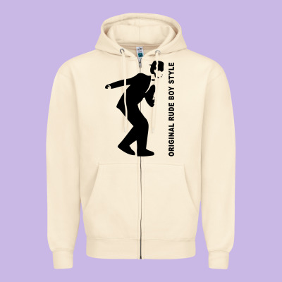 Original Rude Boy Style Zipper Hoodie Designed By Artisfamous
