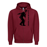 Burgundy Original Rude Boy Style Zipper Hoodie - artisFamous