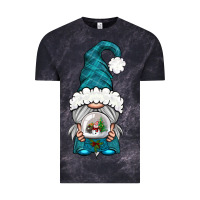 Cloud Black winter gnome with snow globe Vintage Tee - BundleAndBundleShop