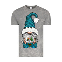 Cloud Rock winter gnome with snow globe Vintage Tee - BundleAndBundleShop