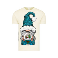 Vintage Arctic winter gnome with snow globe Vintage Tee - BundleAndBundleShop
