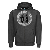 Charcoal Heather Dance The Ska, classic version Zipper Hoodie - artisFamous