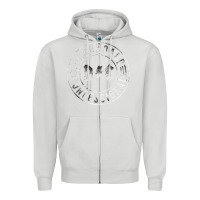 Dove Grey DASHBOARD CONFESSIONAL Zipper Hoodie - artisFamous