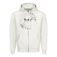 Oatmeal Heather DASHBOARD CONFESSIONAL Zipper Hoodie - artisFamous