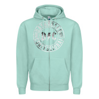 Seafoam DASHBOARD CONFESSIONAL Zipper Hoodie - artisFamous