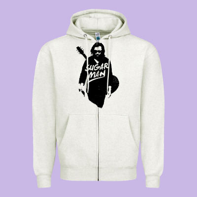 Sugar Music Guitar Zipper Hoodie Designed By Artisfamous