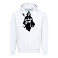 White sugar music guitar Zipper Hoodie - artisFamous
