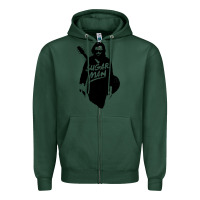 Sports Green sugar music guitar Zipper Hoodie - artisFamous