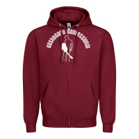 Burgundy DASHBOARD CONFESSIONAL Zipper Hoodie - artisFamous