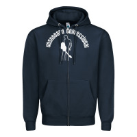 Navy DASHBOARD CONFESSIONAL Zipper Hoodie - artisFamous