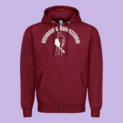 Dashboard Confessional Zipper Hoodie Designed By Artisfamous