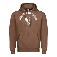 Chestnut DASHBOARD CONFESSIONAL Zipper Hoodie - artisFamous