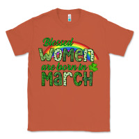Copper Blessed women are born in March Classic Tee - CowGirlArtShop