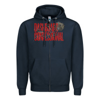 Navy DASHBOARD CONFESSIONAL Zipper Hoodie - artisFamous