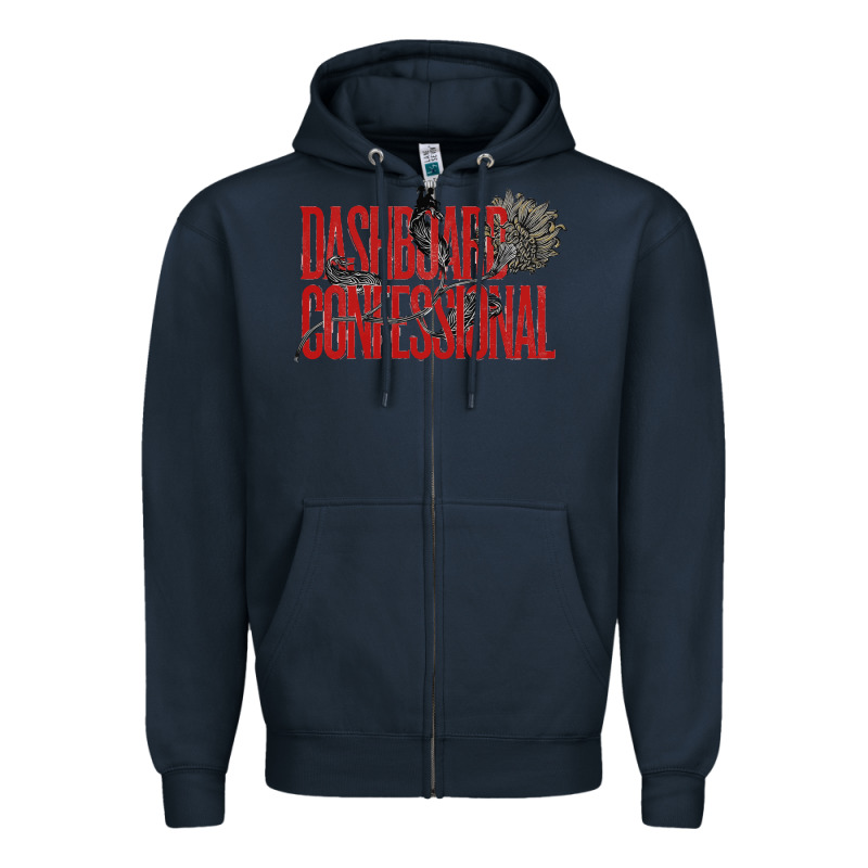 Dashboard Confessional Zipper Hoodie by artisFamous | Teevron