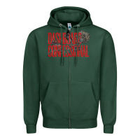 Sports Green DASHBOARD CONFESSIONAL Zipper Hoodie - artisFamous