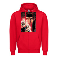 Red gambit Zipper Hoodie - artisFamous