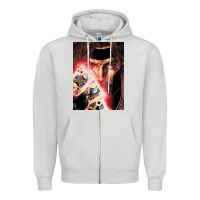 Dove Grey gambit Zipper Hoodie - artisFamous